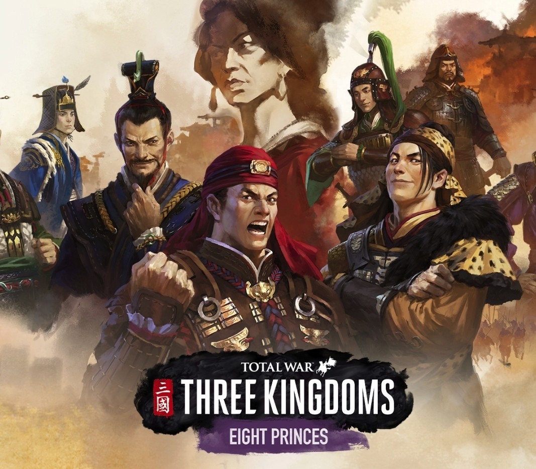 Total War: THREE KINGDOMS - Eight Princes DLC PC Steam CD Key Logo