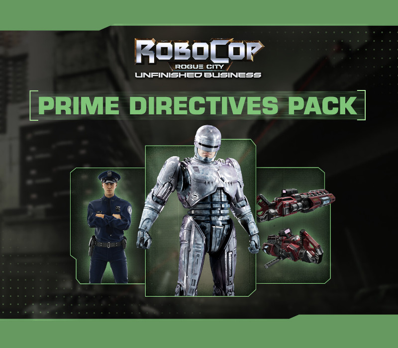 Robocop Rogue City Unfinished Business - Prime Directives Pack DLC PC Steam CD Key Logo