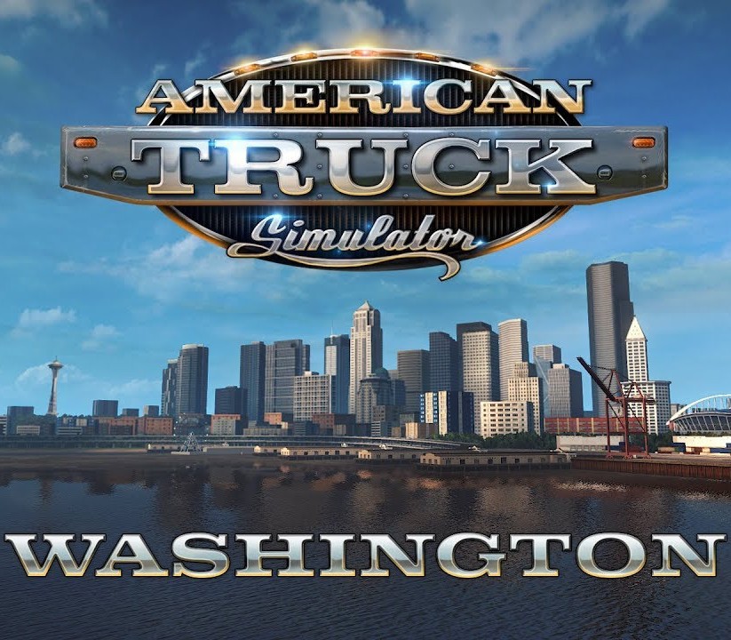 American Truck Simulator - Washington DLC PC Steam CD Key Logo