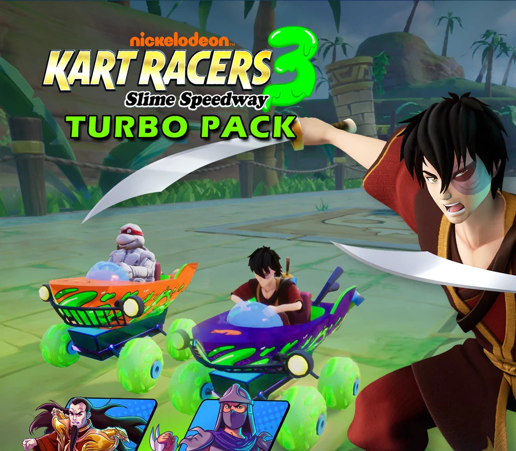 Nickelodeon Kart Racers 3: Slime Speedway Turbo Edition PC Steam CD Key Logo