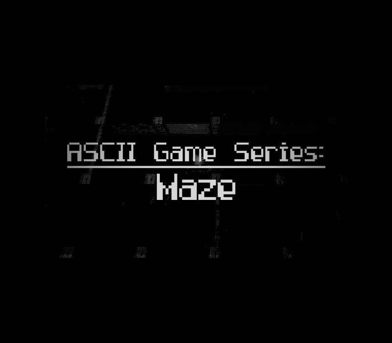 ASCII Game Series: Maze Steam CD Key Logo
