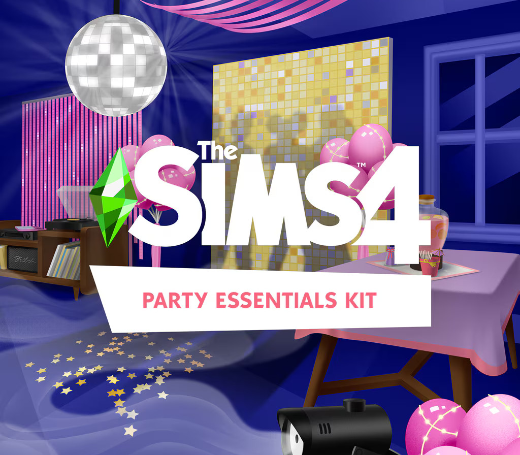 The Sims 4 - Party Essentials Kit DLC PC EA App CD Key Logo