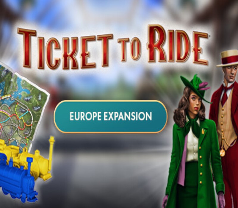 Ticket to Ride - Europe Expansion DLC PC Steam CD Key Logo