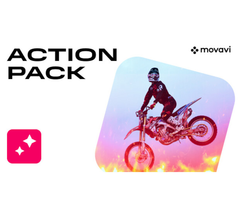 Movavi Video Editor 2023 - Action Pack DLC PC Steam CD Key Logo