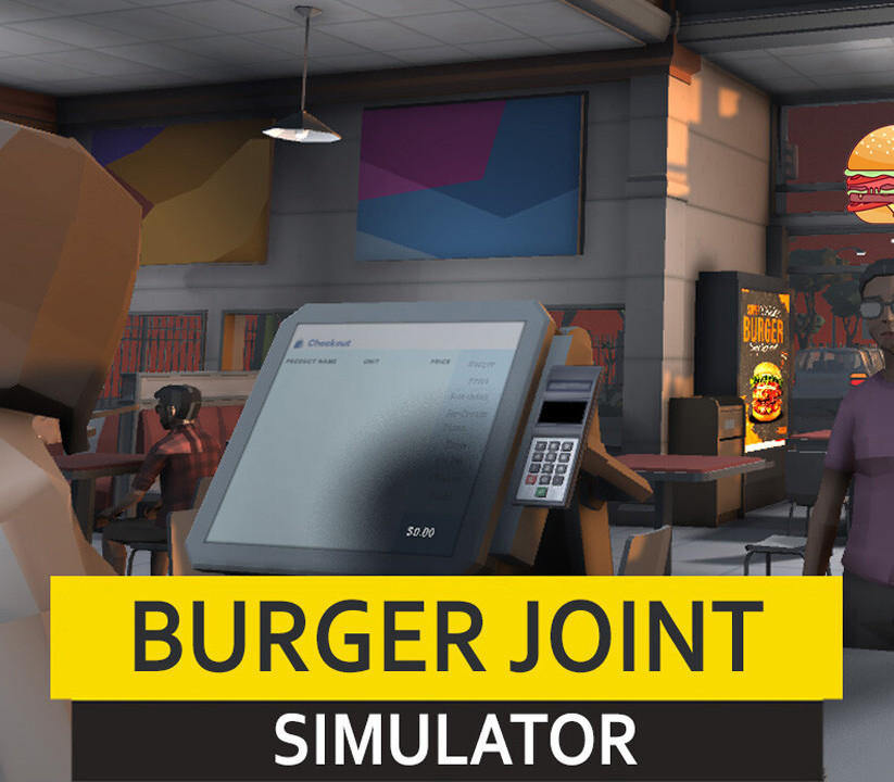 Burger Joint Simulator PC Steam CD Key Logo