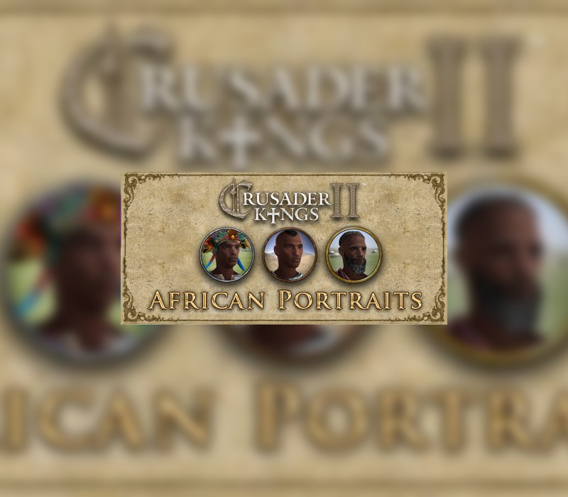 Crusader Kings II - African Portraits DLC PC Steam CD Key Logo