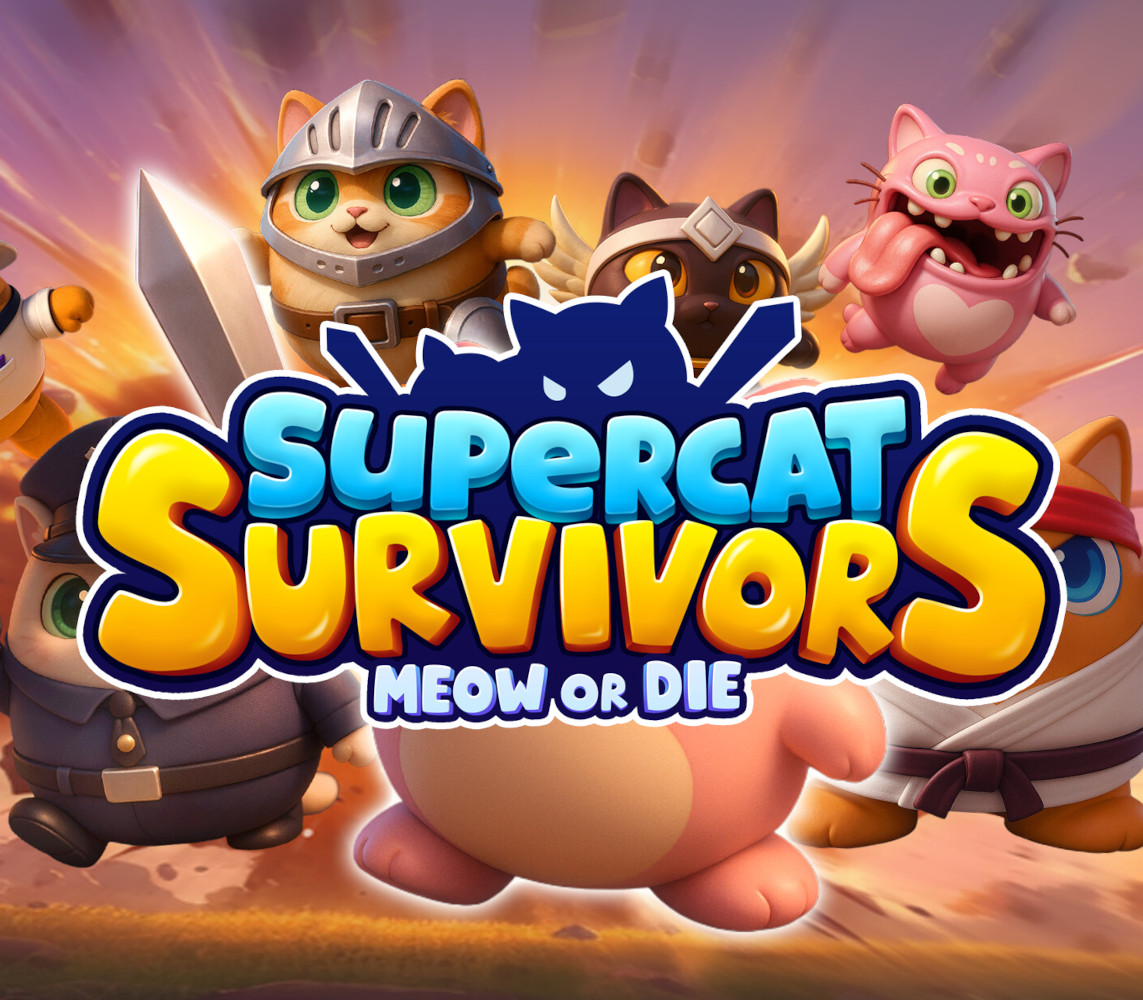Supercat Survivors: Meow or Die PC Steam CD Key Logo