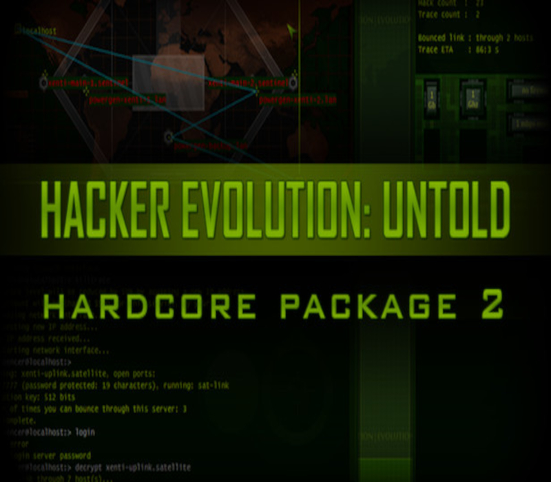 Hacker Evolution: Untold - Hardcore Package Part 2 DLC PC Steam CD Key Logo