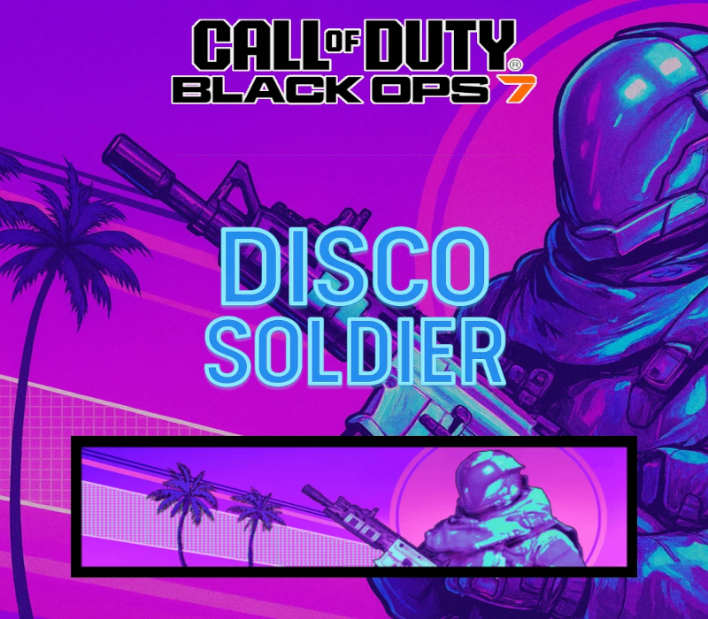 Call of Duty: Black Ops 7 - Disco Soldier Calling Card DLC PC/PS4/PS5/XBOX One/Series X|S CD Key Logo