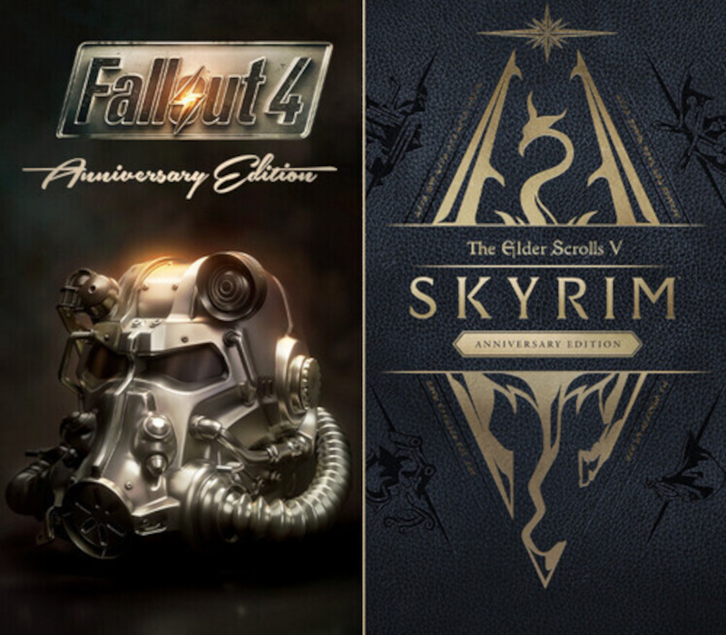 The Elder Scrolls V: Skyrim Anniversary Edition + Fallout 4: Anniversary Edition EU XBOX One / Xbox Series X|S CD Key Logo