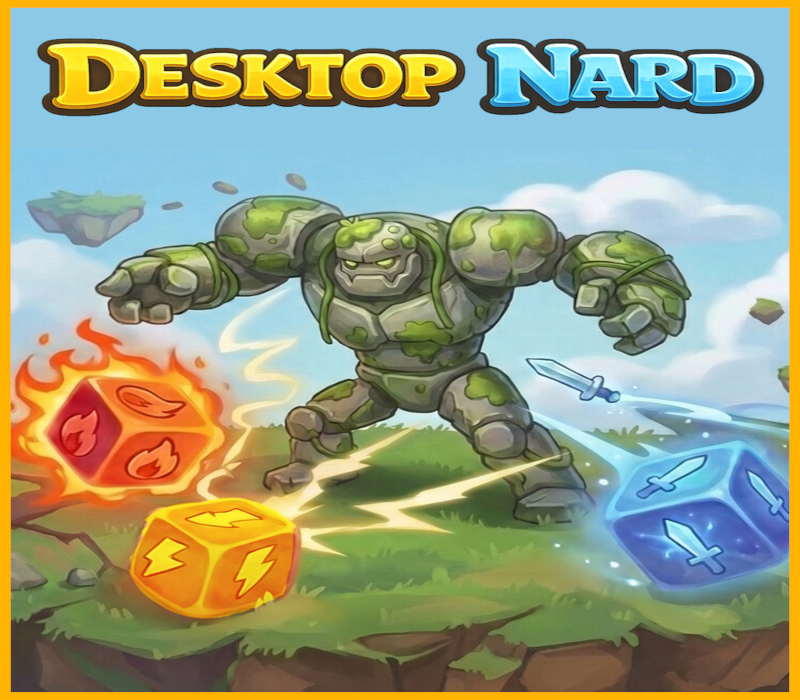 Desktop Nard: Dice Idle PC Steam CD Key Logo