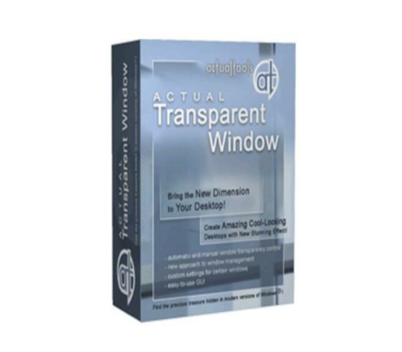 Actual Tools - Actual Transparent Window 8 PC CD Key Logo