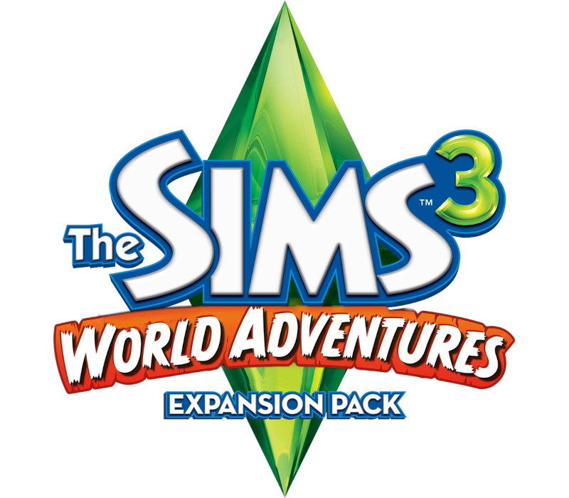 The Sims 3 + World Adventures Expansion Pack DLC EA App CD Key Logo