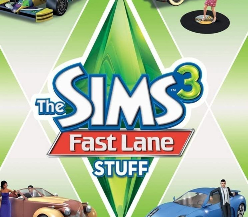 The Sims 3 + Fast Lane Stuff Pack EA App CD Key Logo