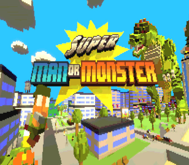 Super Man or Monster PC Steam CD Key Logo