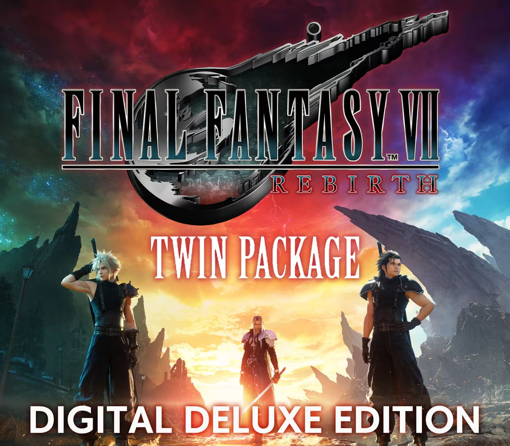 Final Fantasy VII Remake & Rebirth: Digital Deluxe Twin Pack EU PC Steam CD Key Logo
