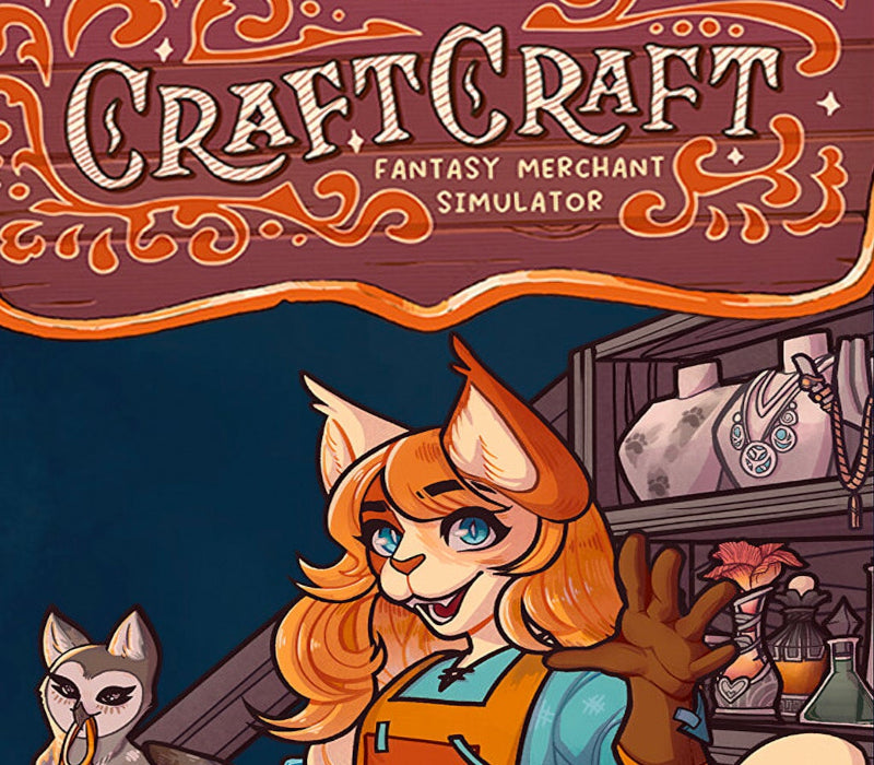 CraftCraft: Fantasy Merchant Simulator PC Steam CD Key Logo