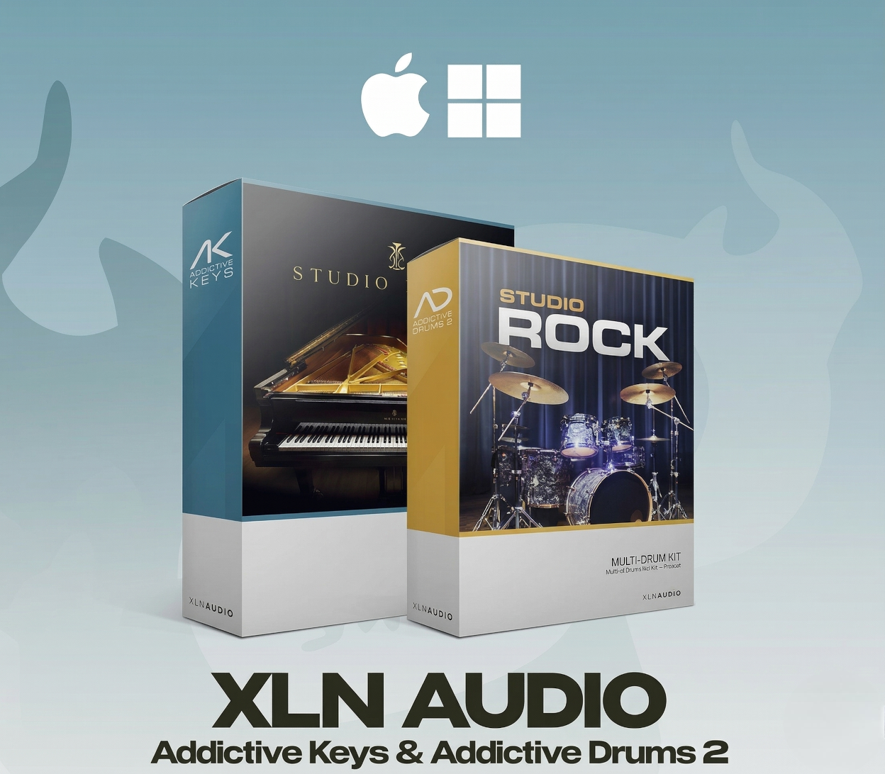 XLN Audio Addictive Keys + Addictive Drums 2 Rock PC/MAC CD Key Logo