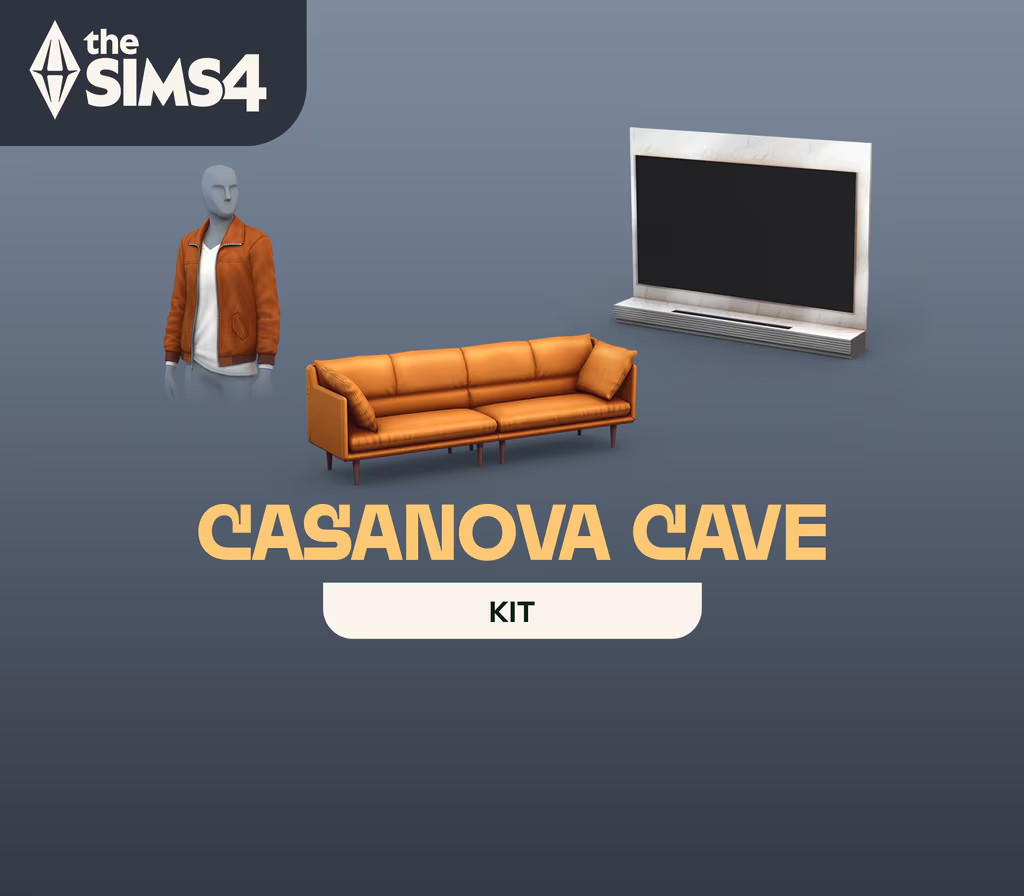 The Sims 4 - Casanova Cave Kit DLC PC EA App CD Key Logo