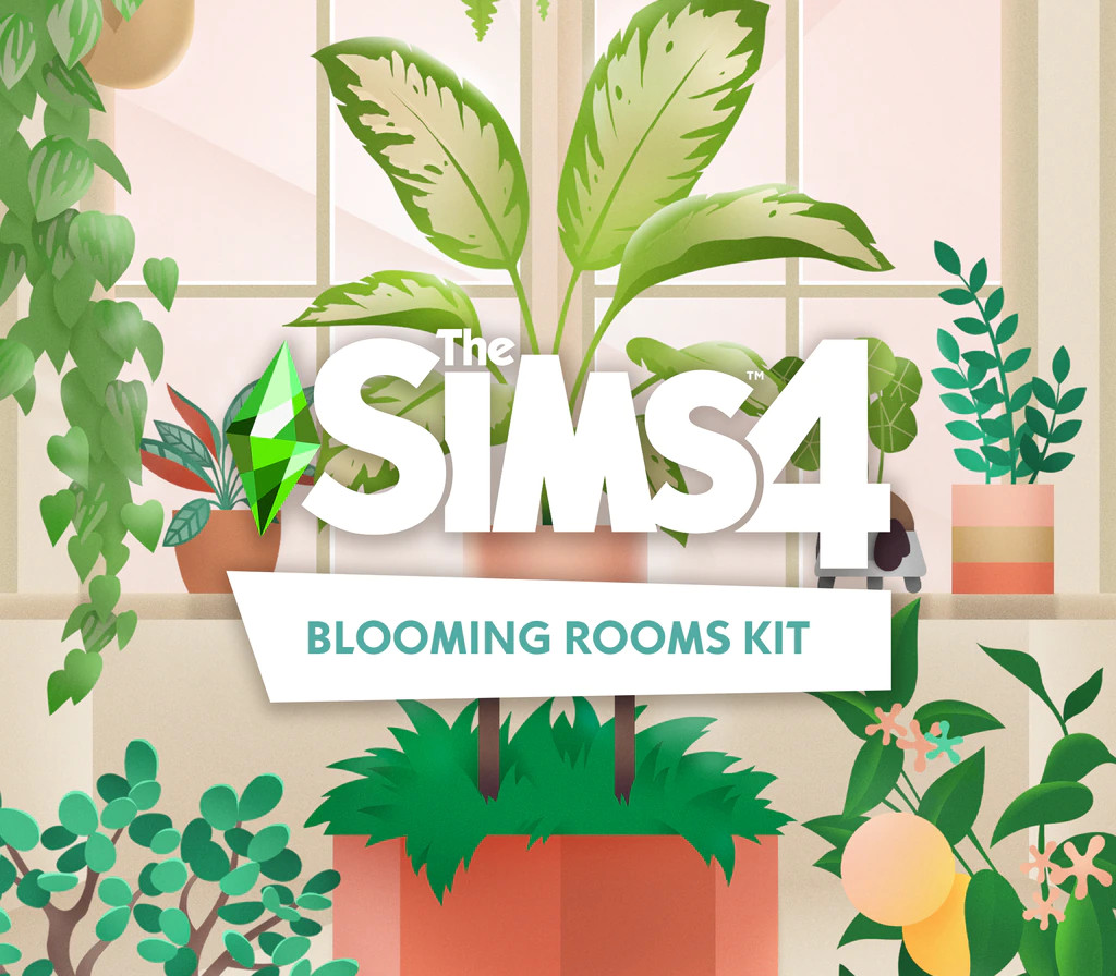 The Sims 4 - Blooming Rooms Kit DLC PC EA App CD Key Logo