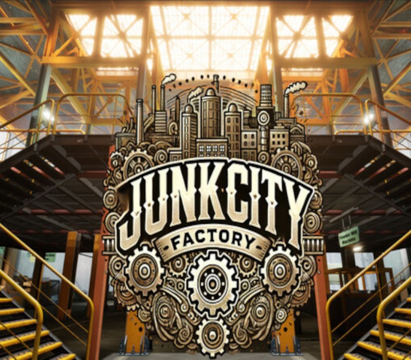 Junkcity Factory Simulator PC Steam CD Key Logo