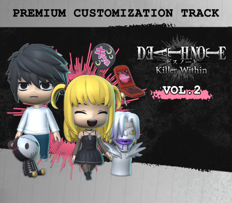 DEATH NOTE Killer Within - Premium Customization Track Vol. 2 DLC PC Steam CD Key Logo