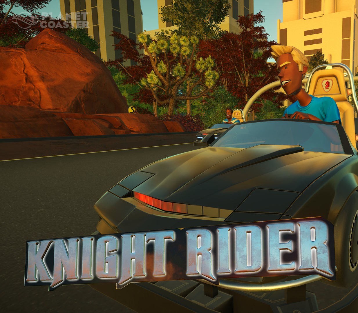 Planet Coaster - Knight Rider K.I.T.T. Construction Kit DLC PC Steam CD Key Logo