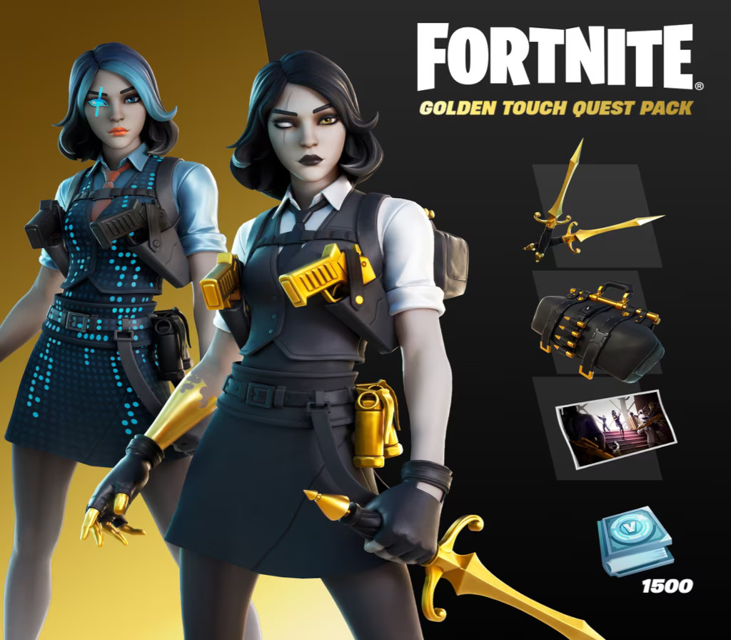Fortnite - Golden Touch Quest Pack DLC US XBOX One / XBOX Series X|S CD Key Logo