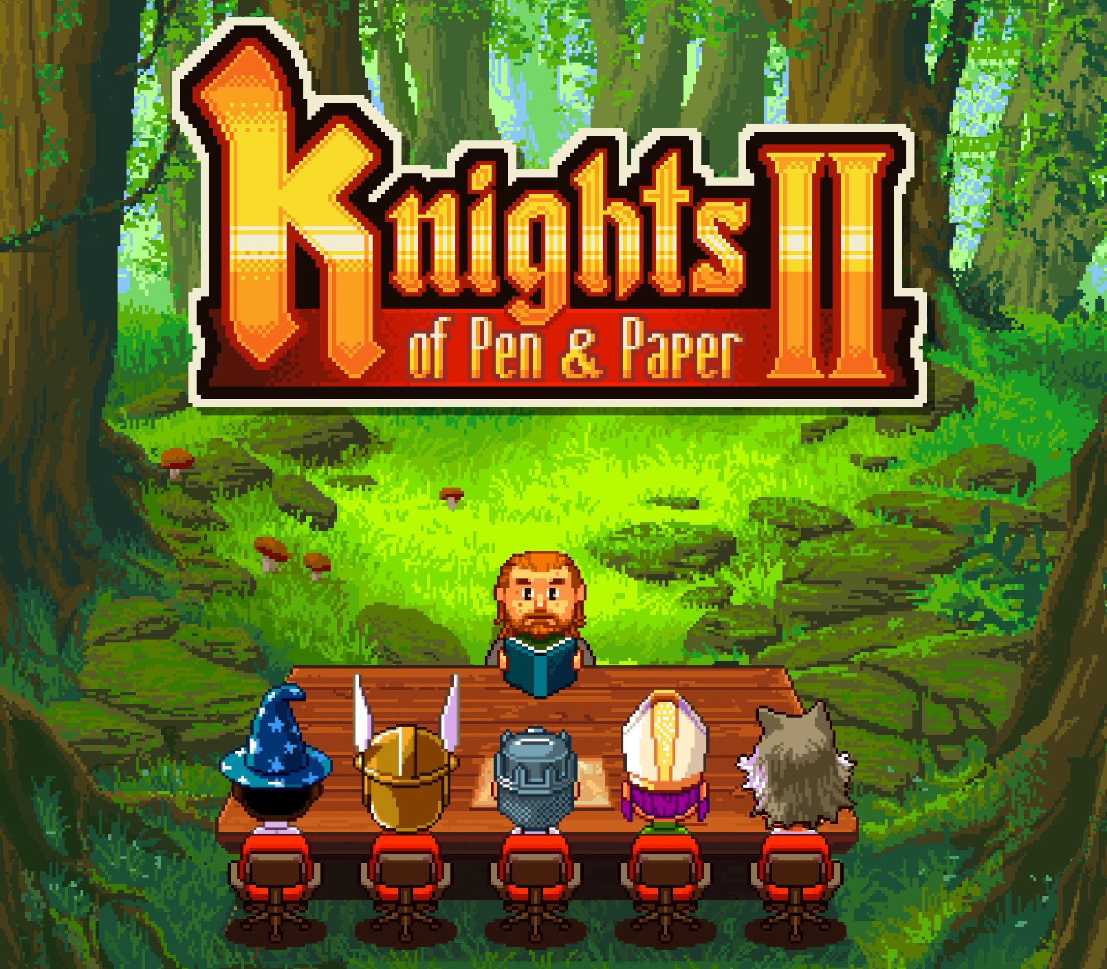 Knights of Pen and Paper 2 EU PC Steam CD Key Logo