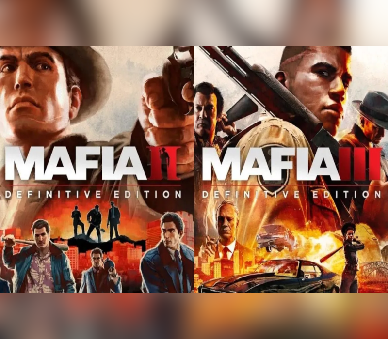 Mafia II + Mafia III: Definitive Edition Steam CD Key Logo