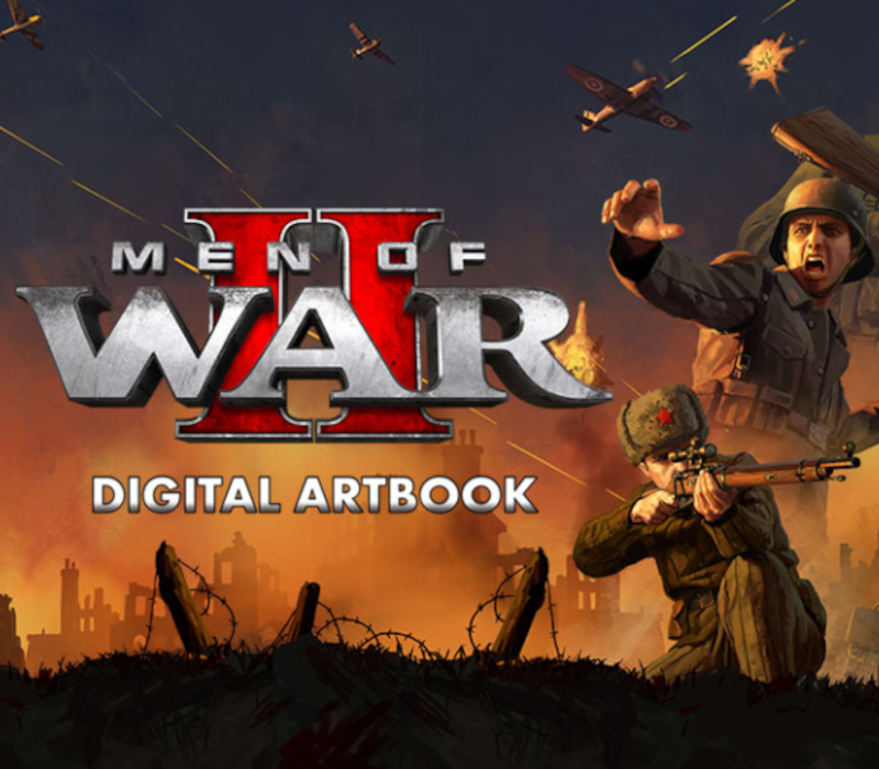 Men of War II - Digital Artbook DLC PC Steam CD Key Logo
