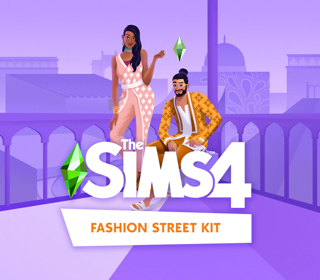 The Sims 4 - Fashion Street Kit DLC PC EA App CD Key Logo