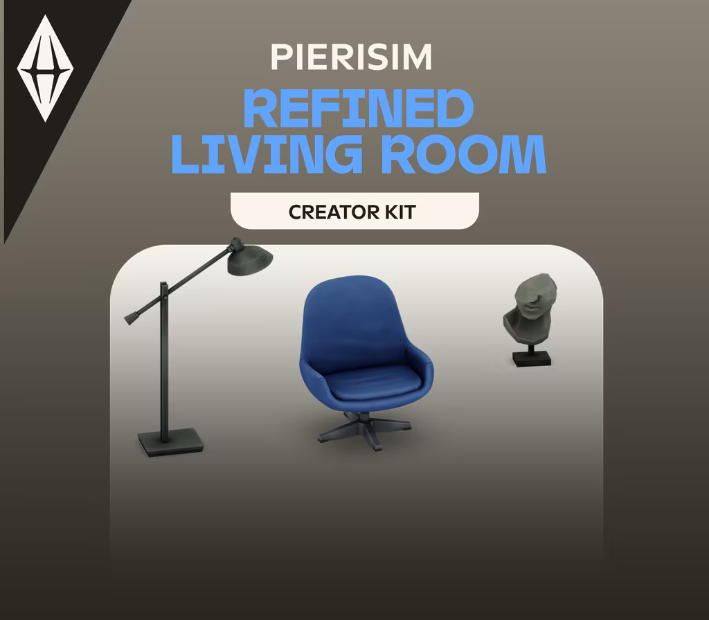 The Sims 4 - Refined Living Room Kit DLC PC EA App CD Key Logo