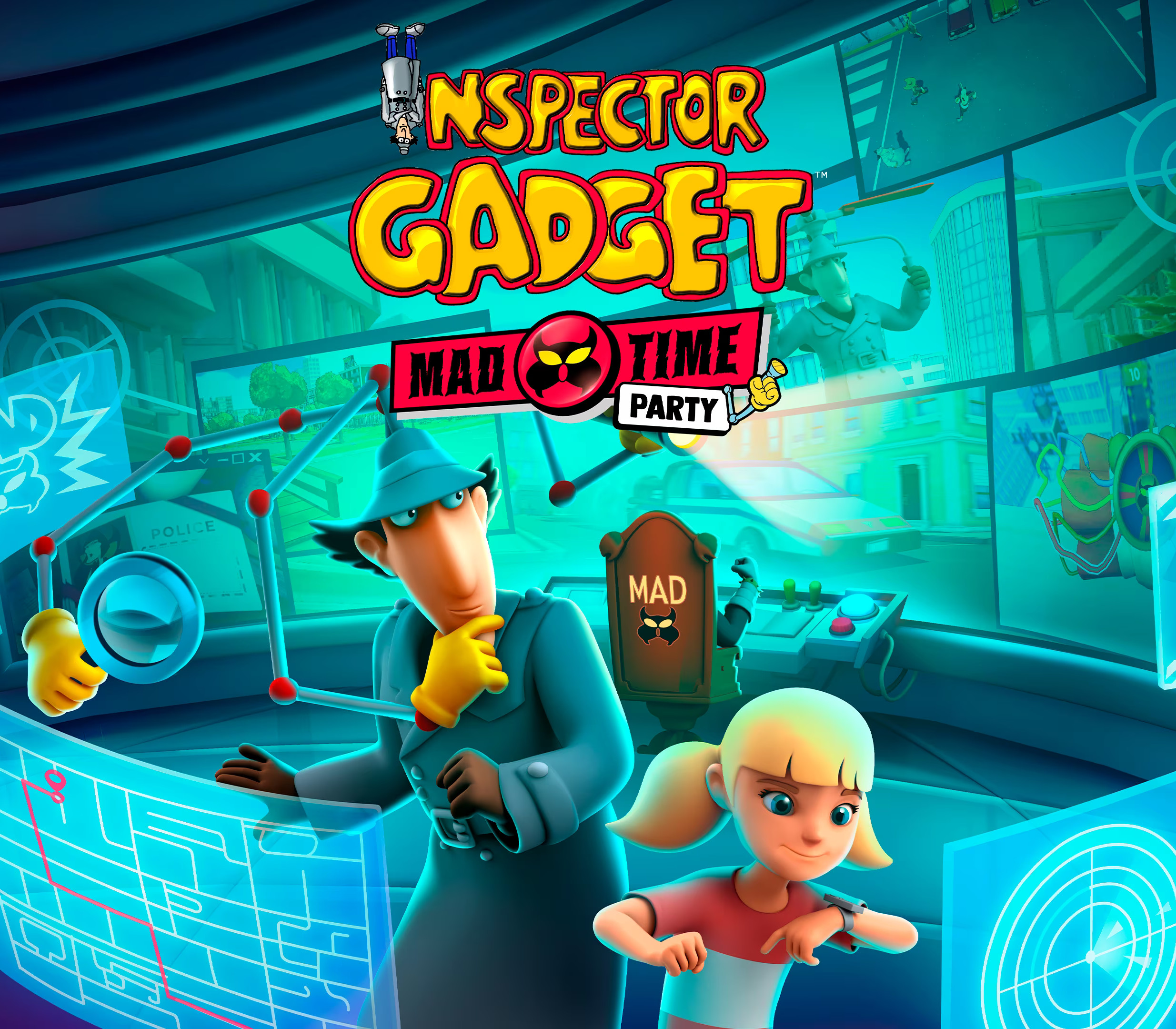 Inspector Gadget - MAD Time Party EU XBOX One / Xbox Series X|S CD Key Logo