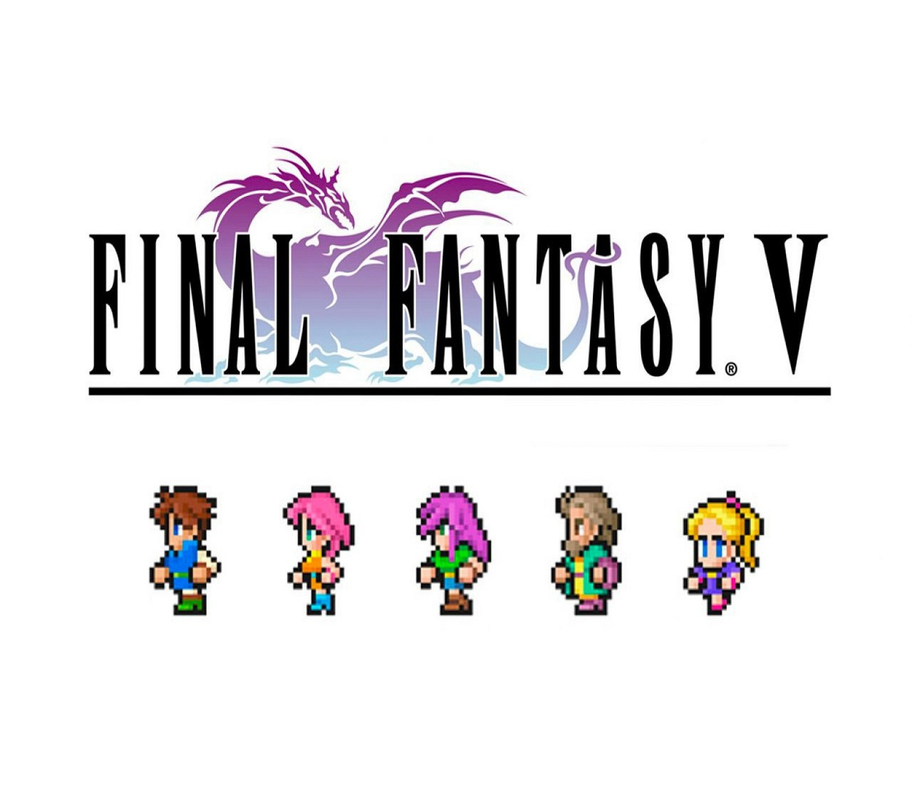 FINAL FANTASY V Pixel Remaster PC Steam CD Key Logo