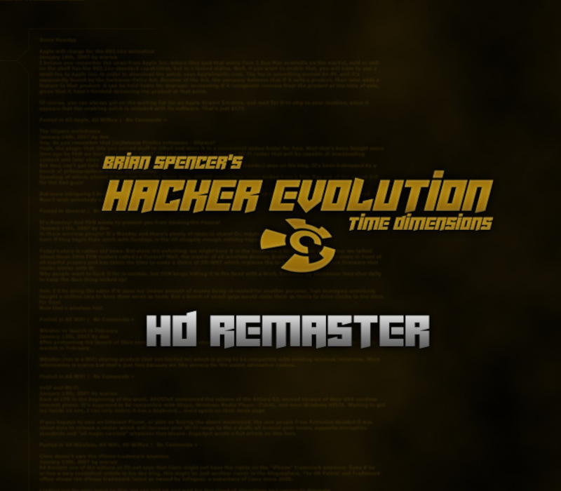 Hacker Evolution: 2019 HD Remaster PC Steam CD Key Logo