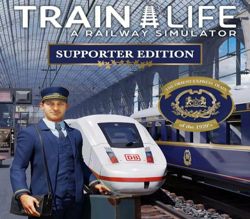 Train Life: A Railway Simulator Supporter Edition PC Steam CD Key Logo