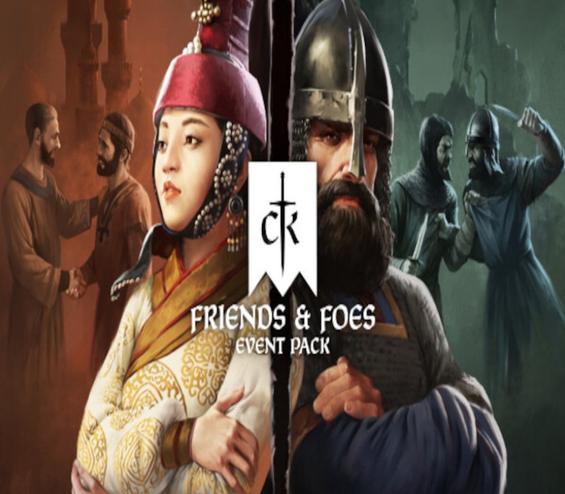 Crusader Kings III - Friends and Foes DLC PC Steam CD Key Logo