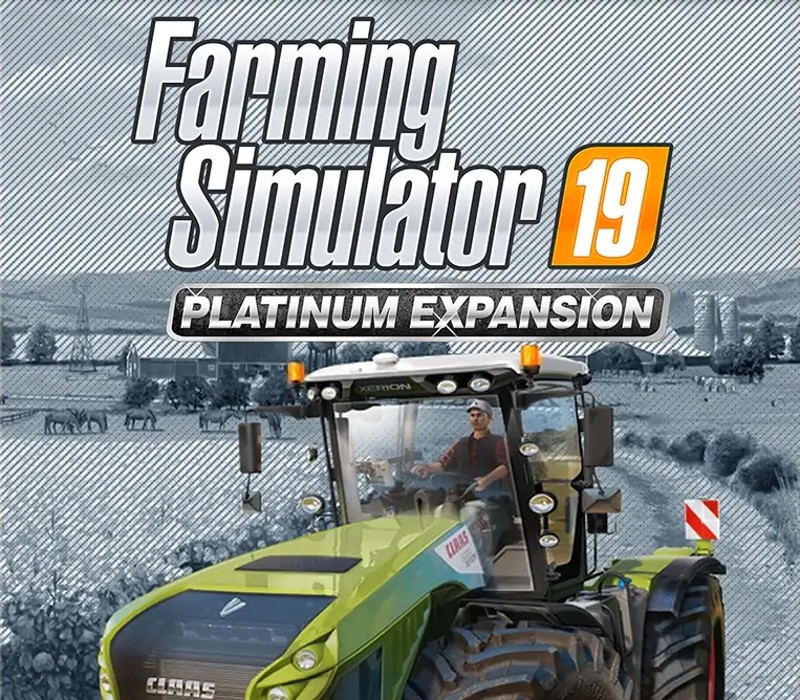 Farming Simulator 19 - Platinum Expansion DLC PC Steam CD Key Logo