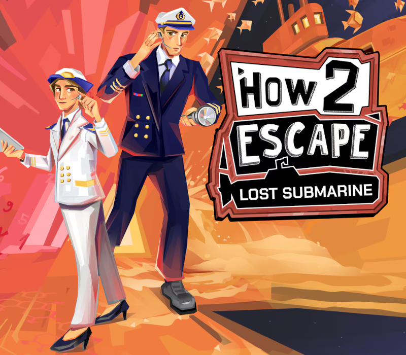 How 2 Escape: Lost Submarine PC Steam CD Key Logo
