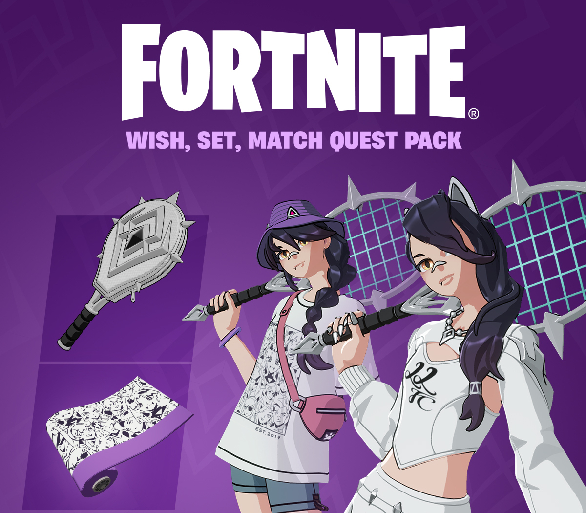 Fortnite - Wish, Set, Match Quest Pack DLC UK XBOX One / Xbox Series X|S CD Key Logo