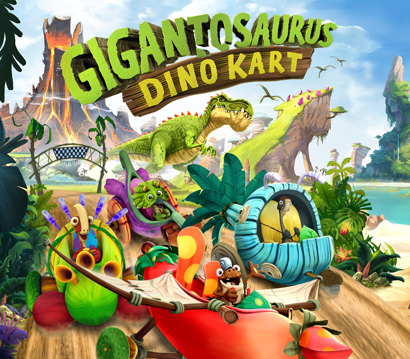 Gigantosaurus: Dino Kart PC Steam CD Key Logo