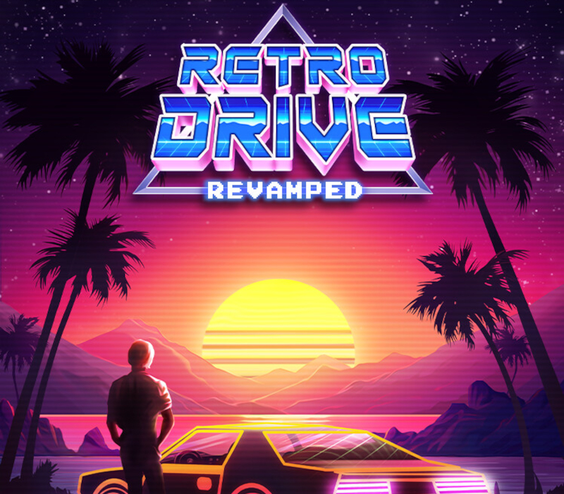 Retro Drive: Revamped PC Steam CD Key Logo