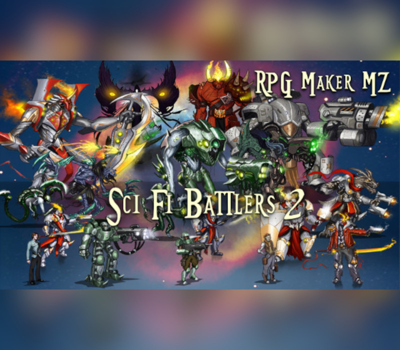 RPG Maker MV - Sci-Fi Battlers 2 DLC EU Steam CD Key Logo