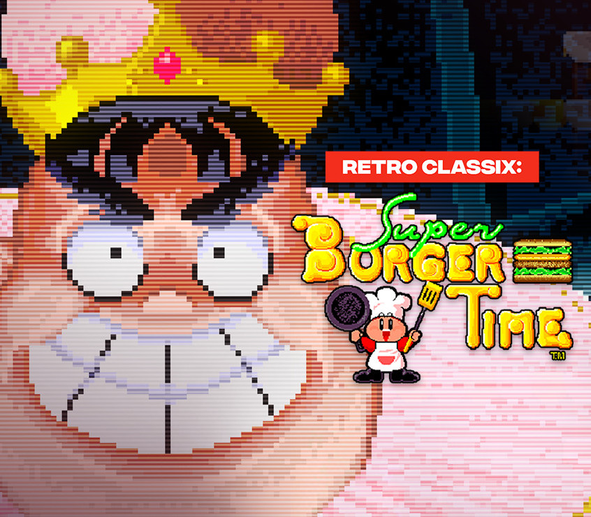 Retro Classix: Super BurgerTime PC Steam CD Key Logo