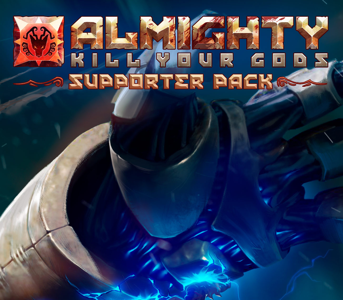 Almighty: Kill Your Gods - Supporters Pack DLC Steam CD Key Logo