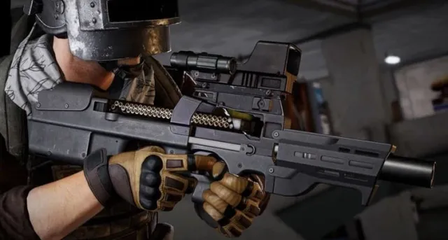 PUBG Mobile weapon (P90)