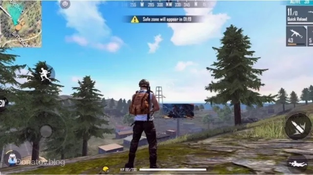 Graphics in Free Fire.